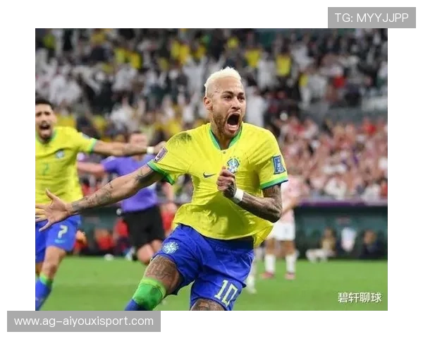 内马尔小角度推射命中，巴西进攻端锋芒毕露